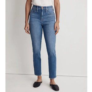 MADEWELL light wash stovepipe jeans